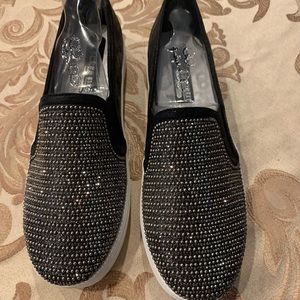 Sketchers Black Shiny Dancer 8.5 shoe